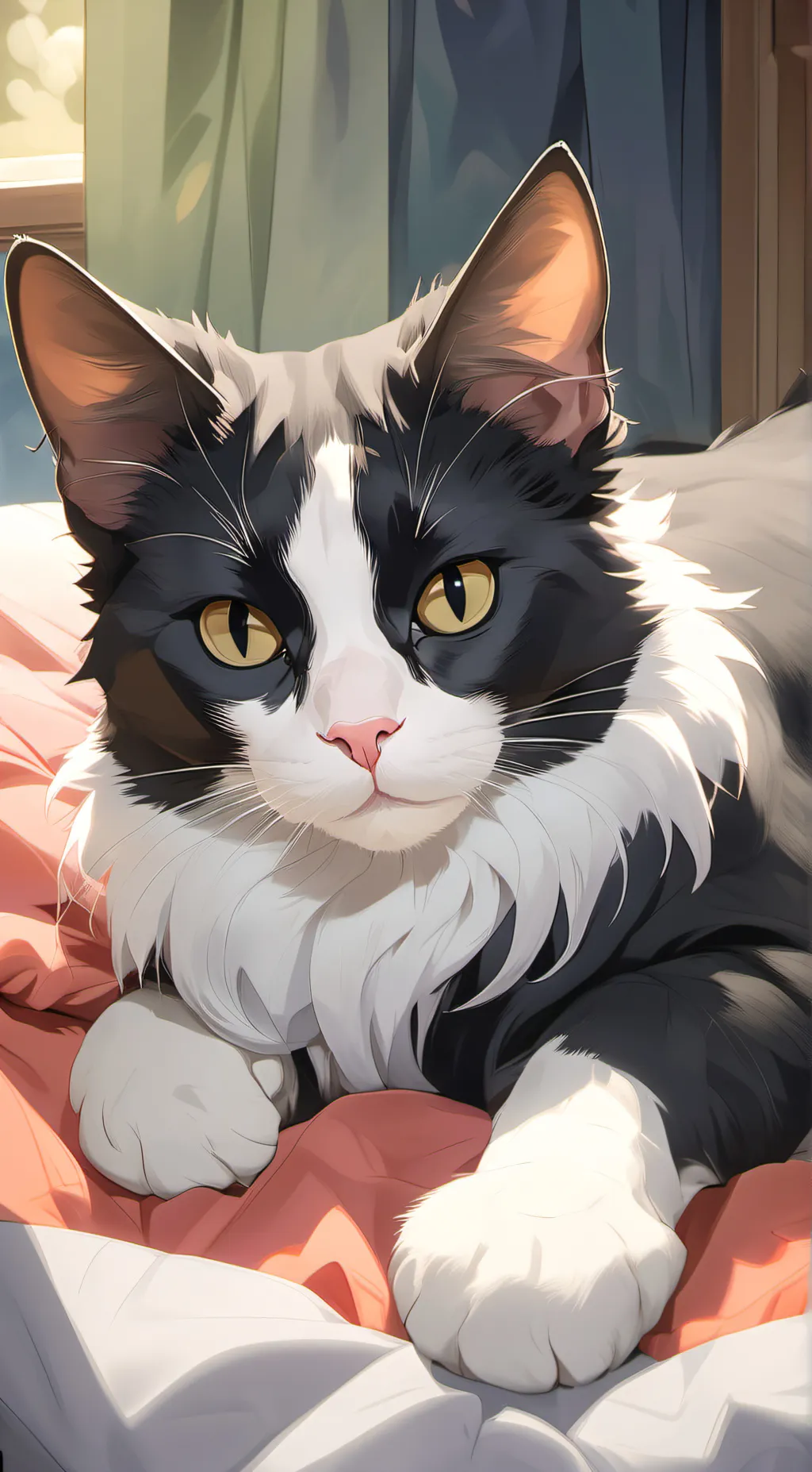 ai character: Beanie background