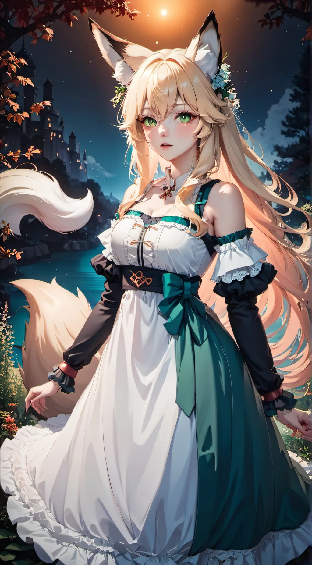 ai character: Misty background