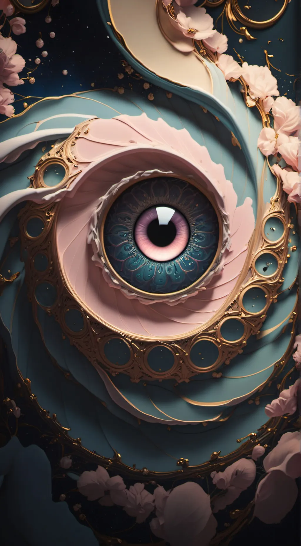 ai character: Mean swirl  background