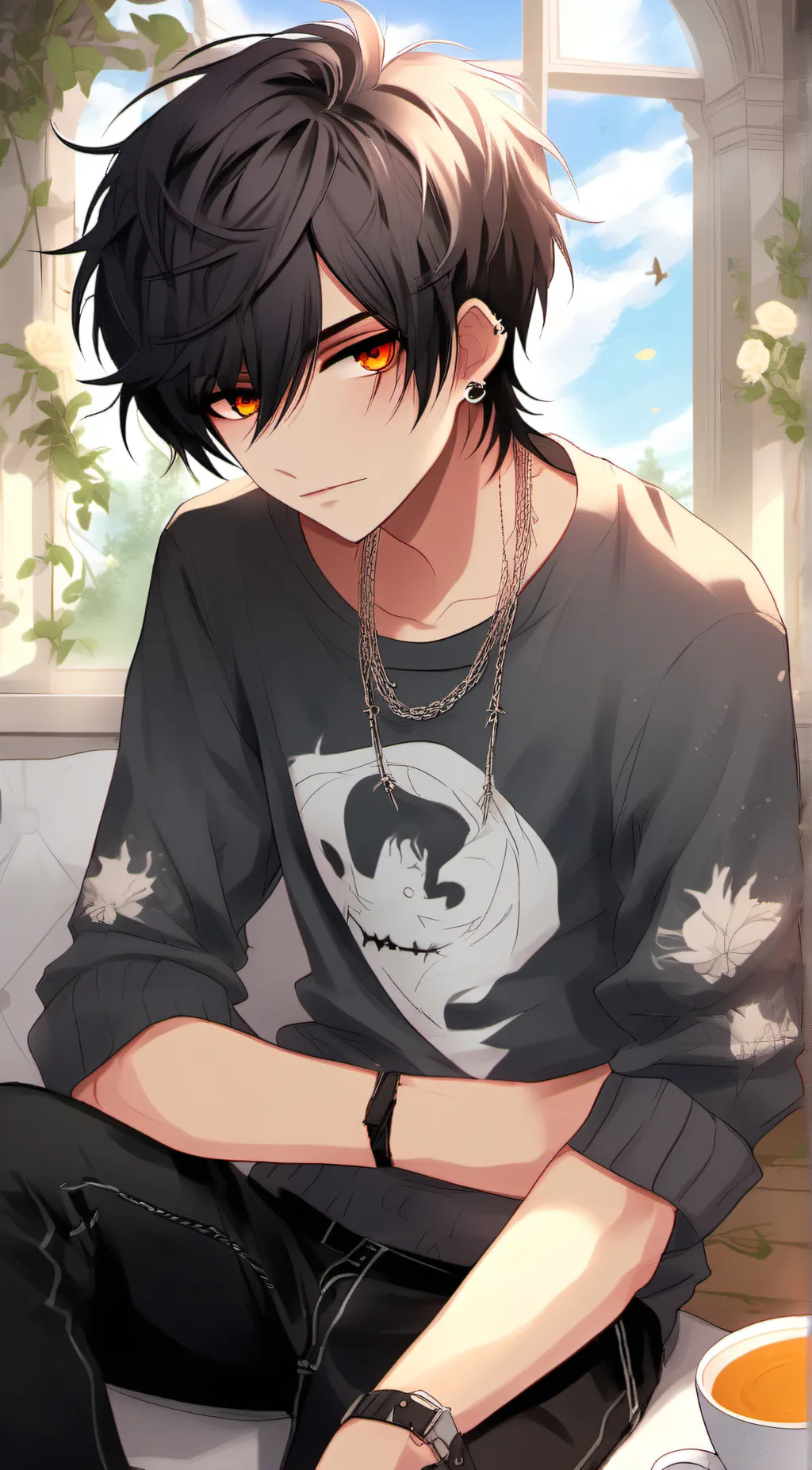 ai character: Daniel  background