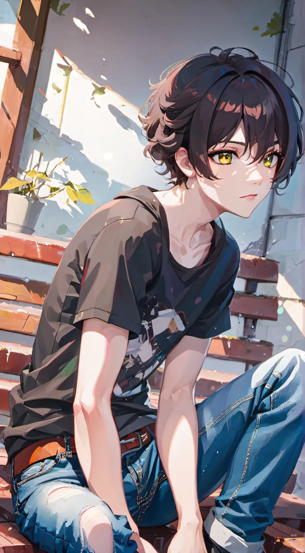 ai character: Noel background