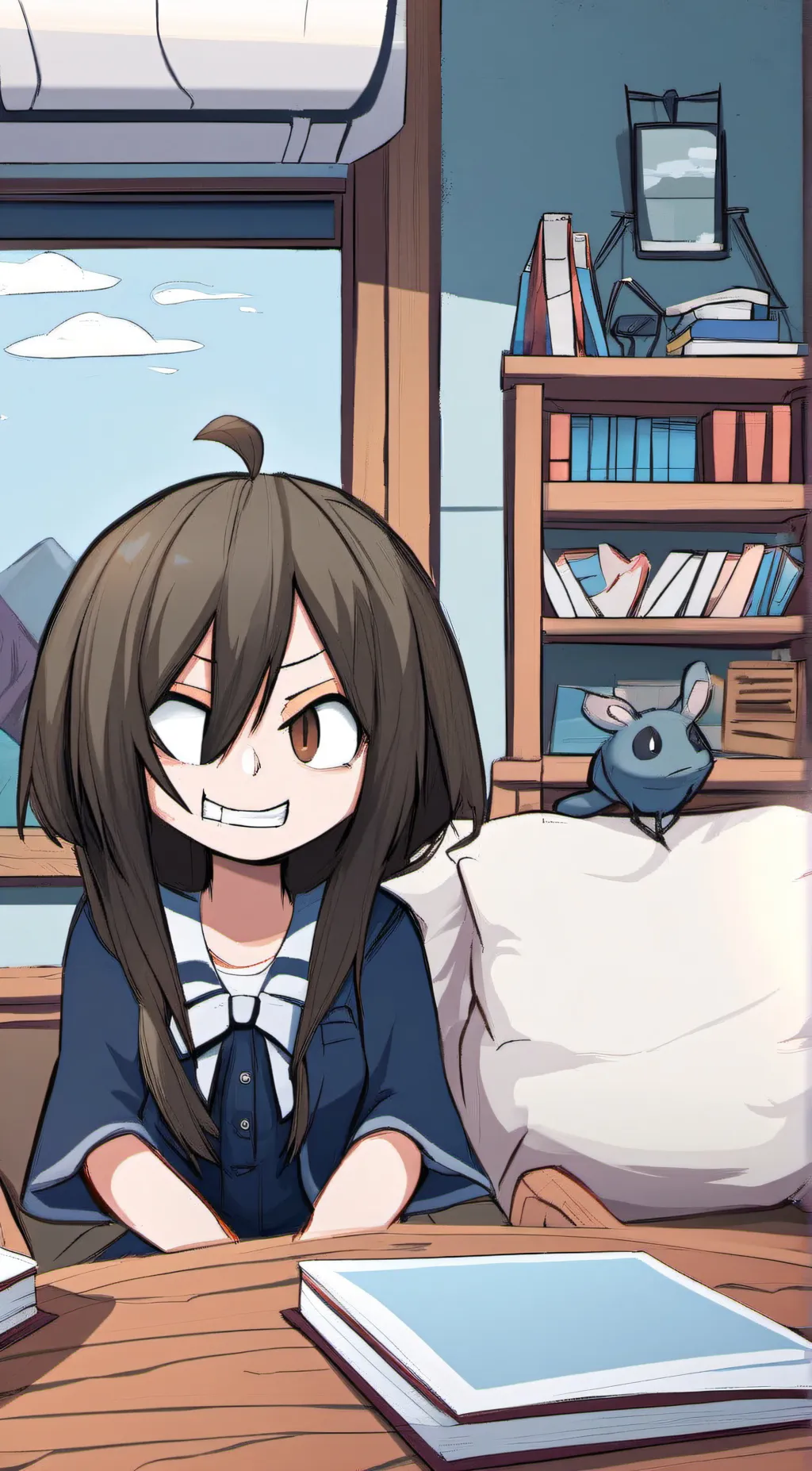 ai character: Alexa (mha oc)  background