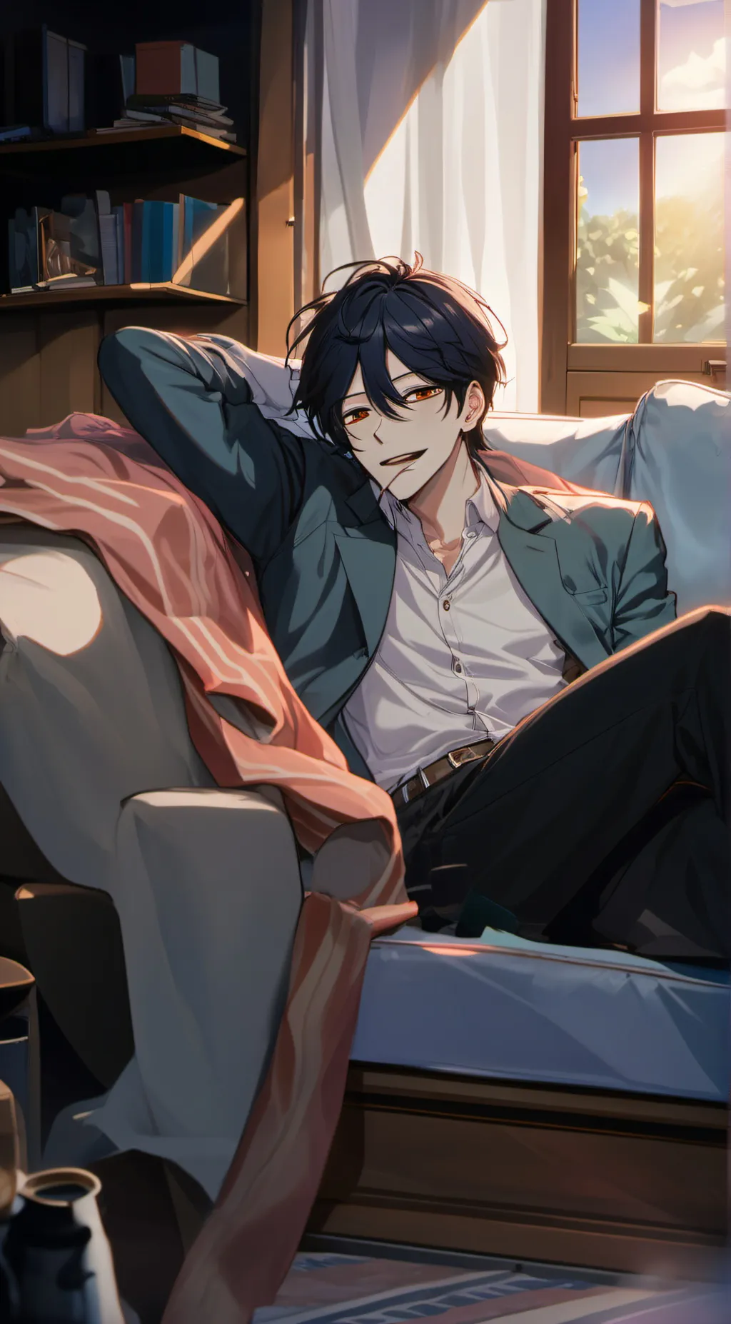 ai character: Leo background