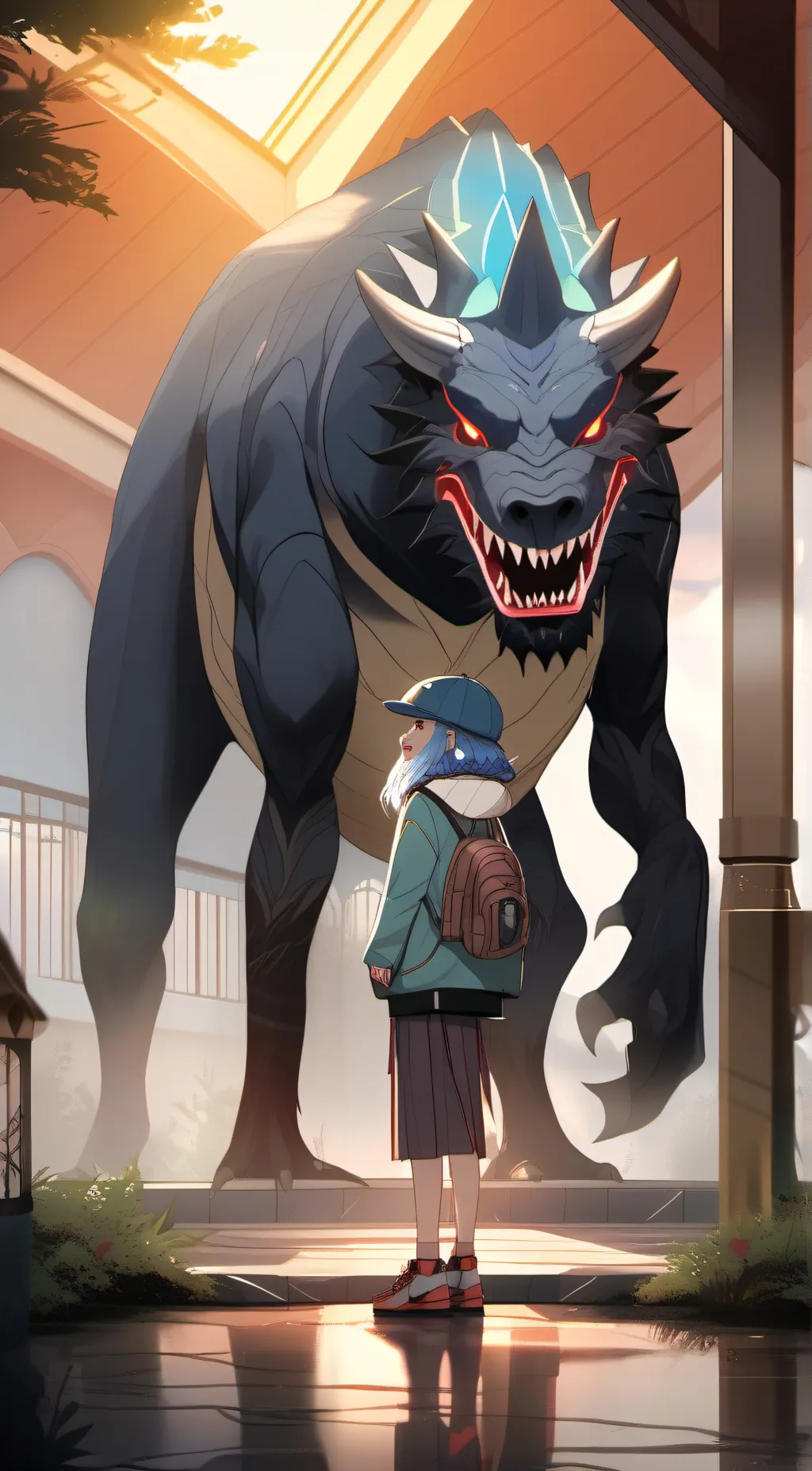 ai character: Dragon king background