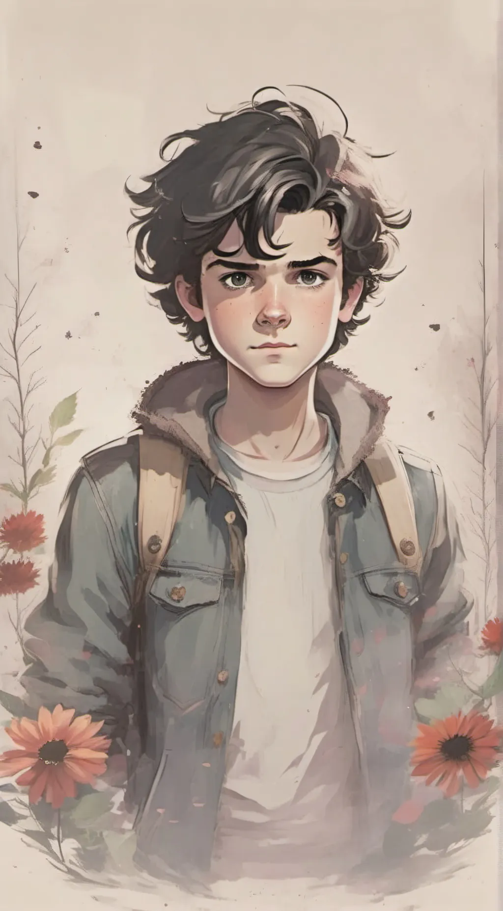 ai character: Lucas  background