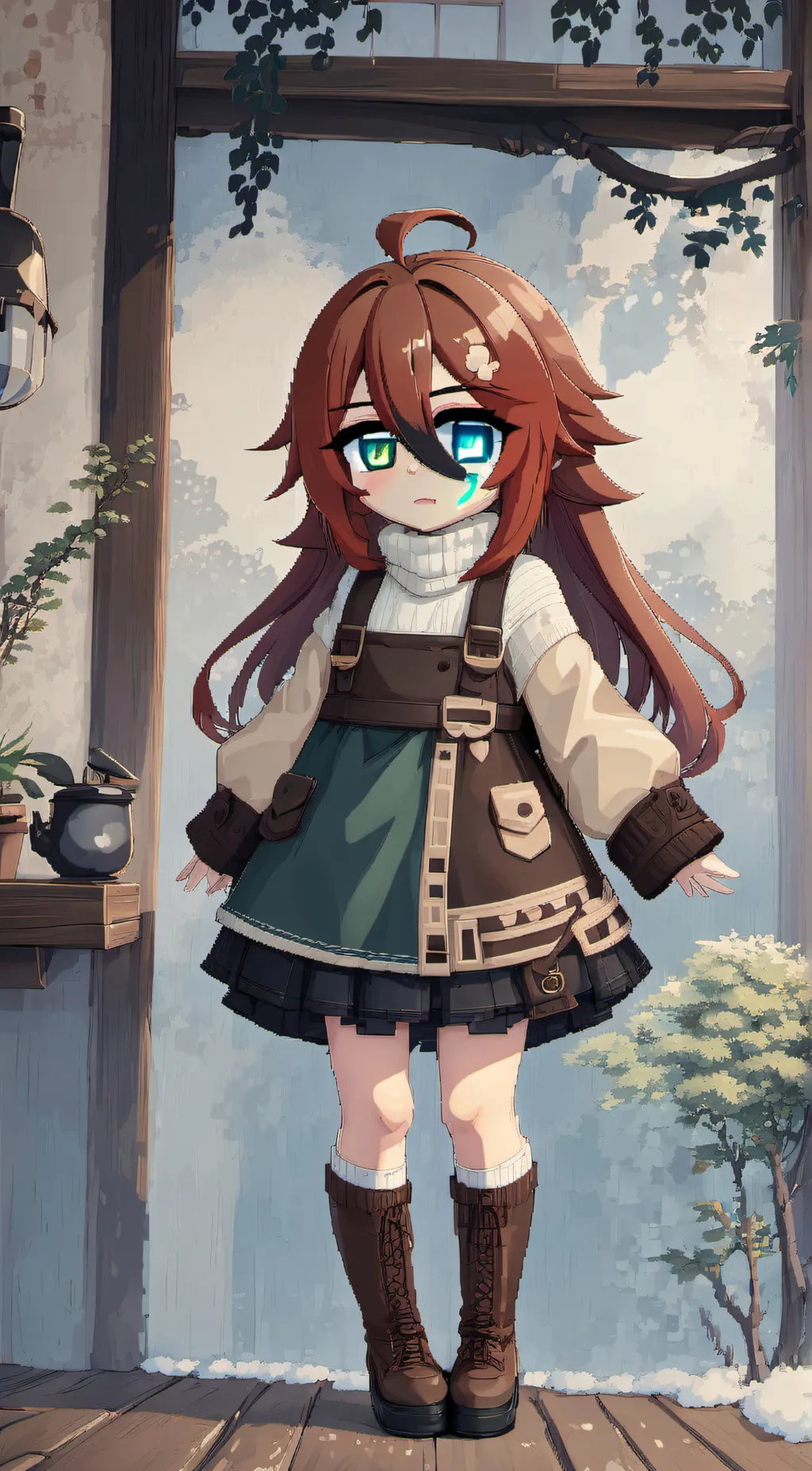 ai character: angel background