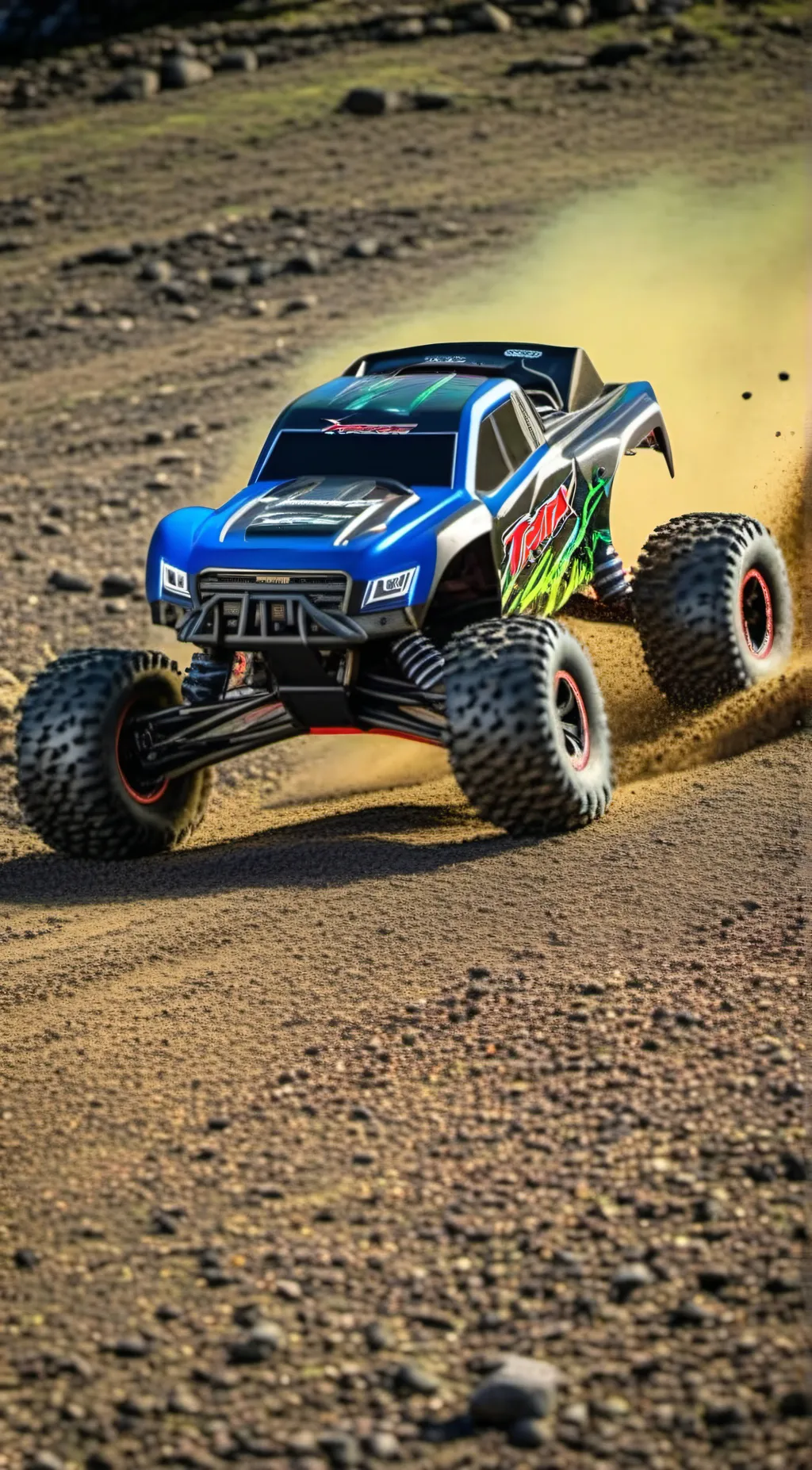 ai character: Traxxas Xmaxx 8s background