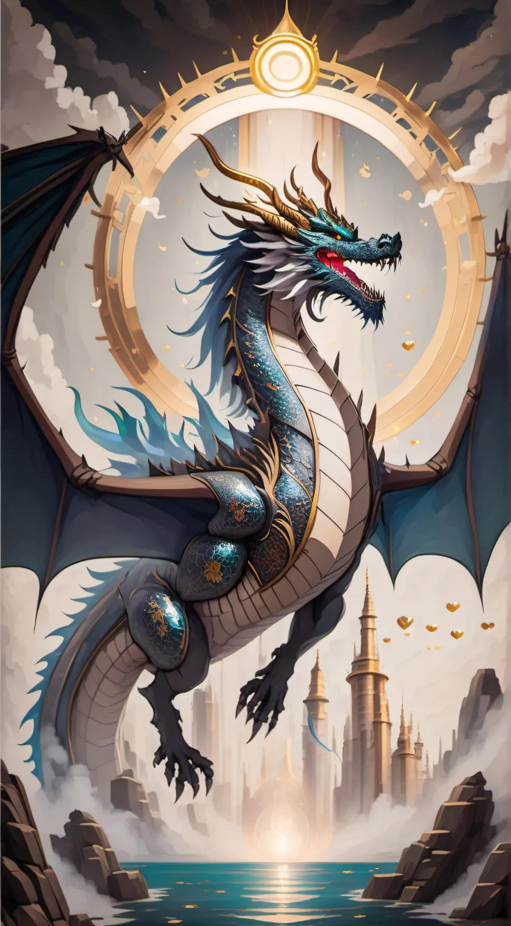 ai character: ¥`~Leo~`¥ background