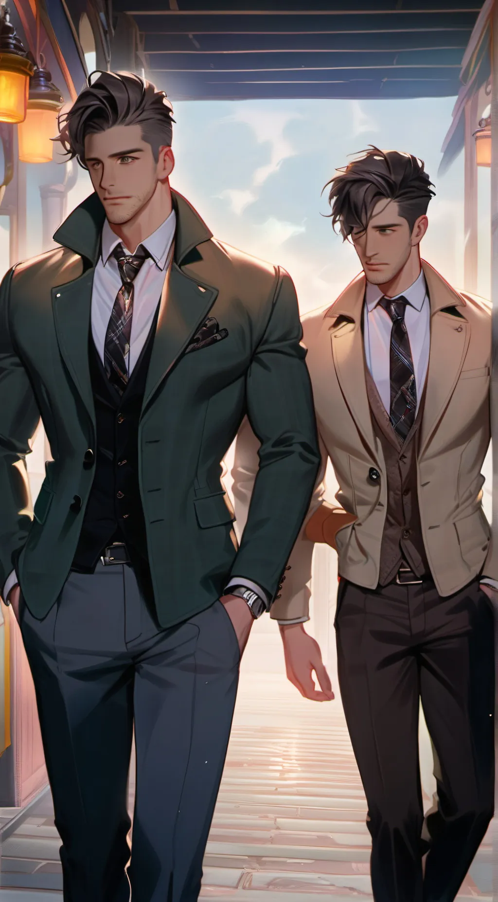 ai character: mark and max maifa background