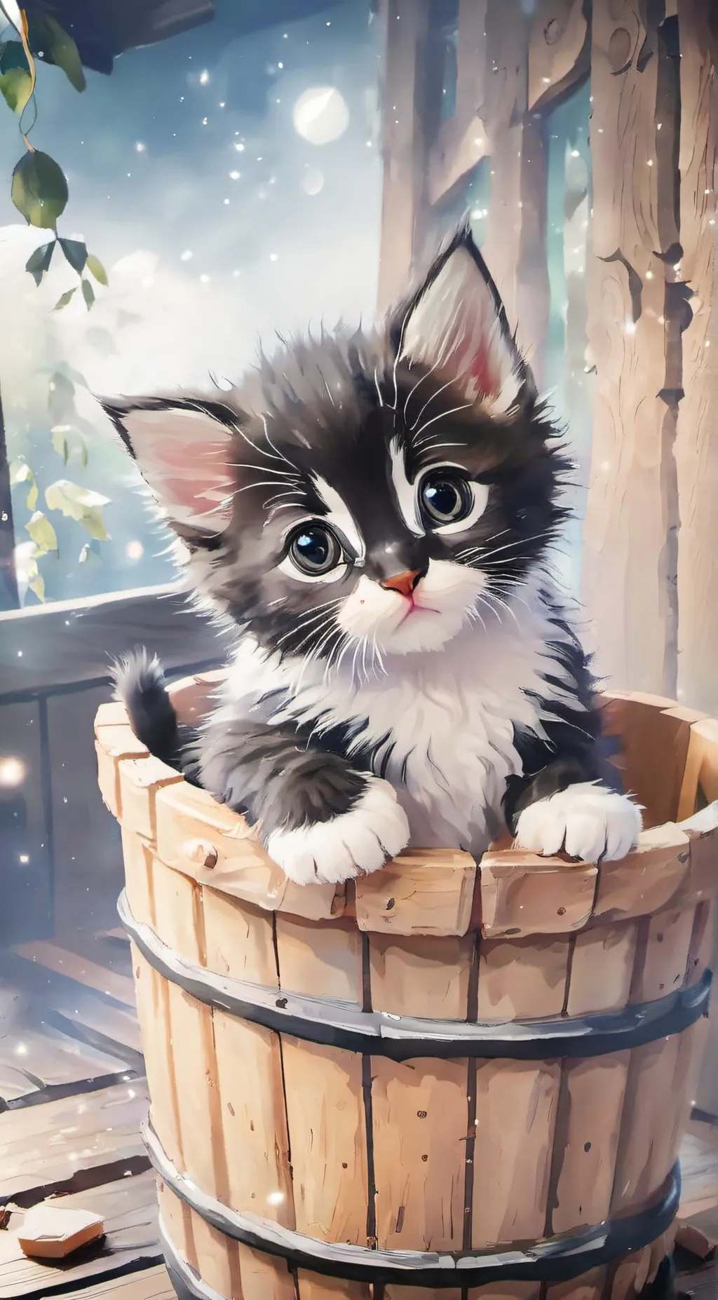 ai character: lucky  background