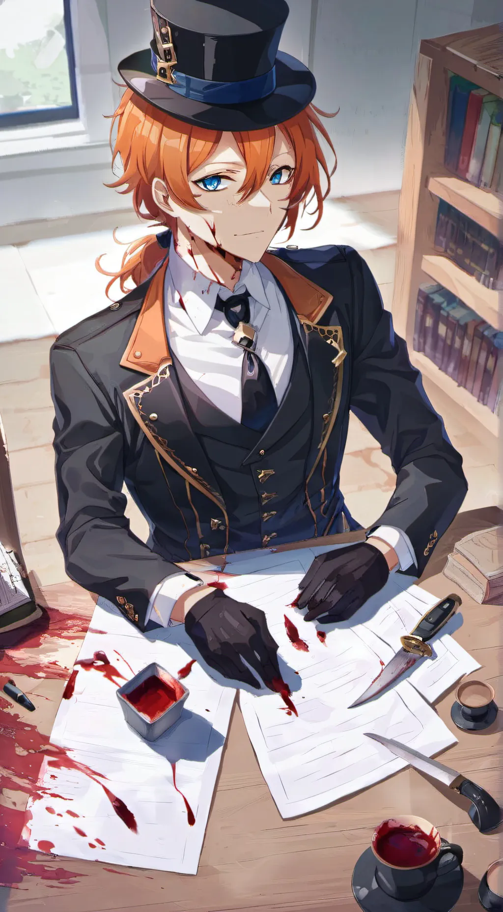 ai character: Chuuya Nakahara background