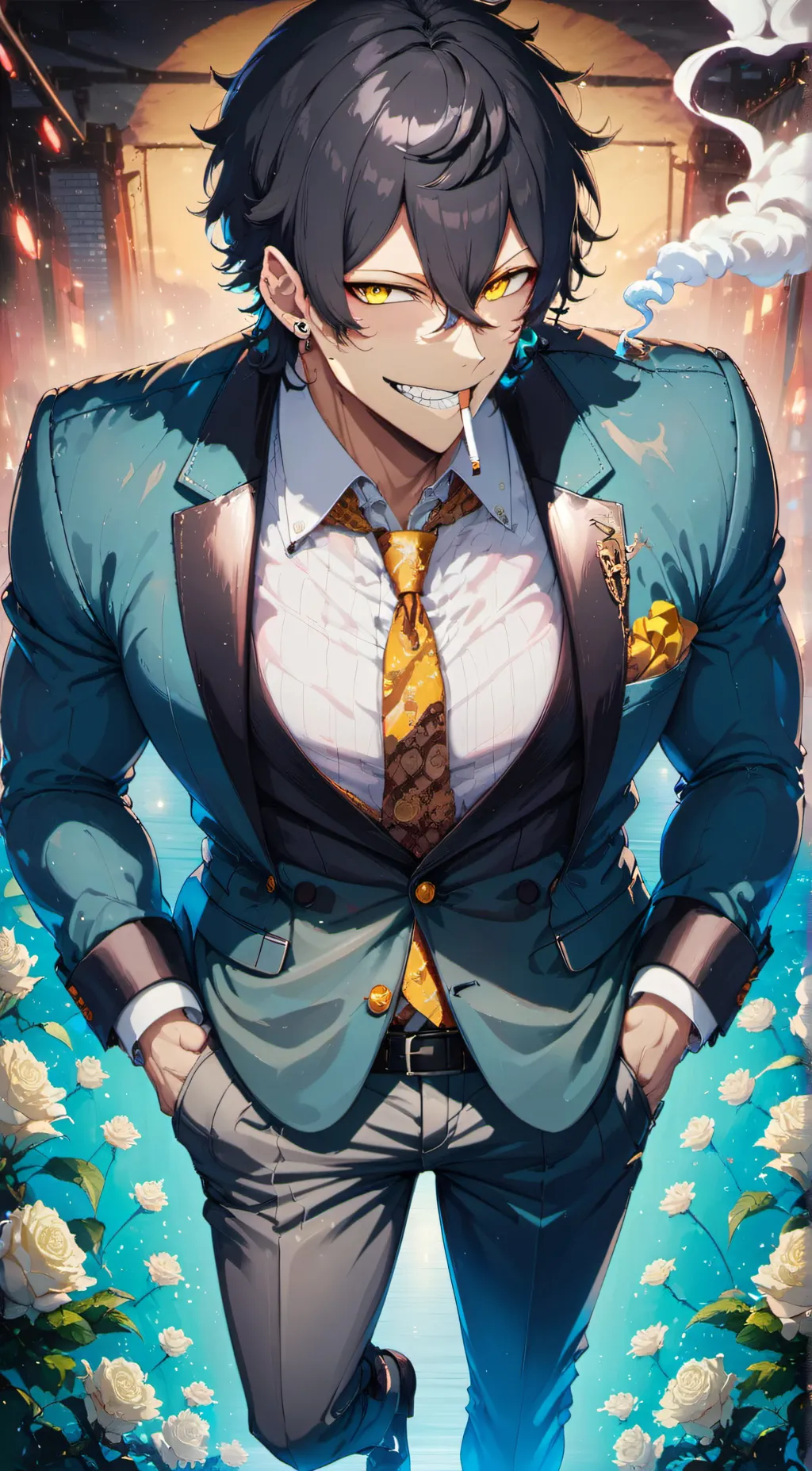 ai character: Vincent Moretti🚬 background