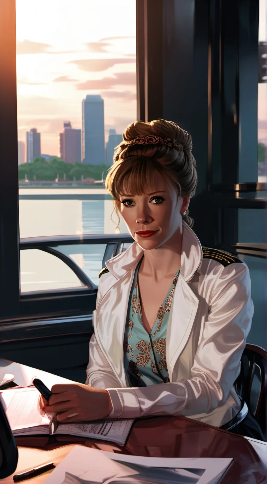 ai character: Jenny Shepard background