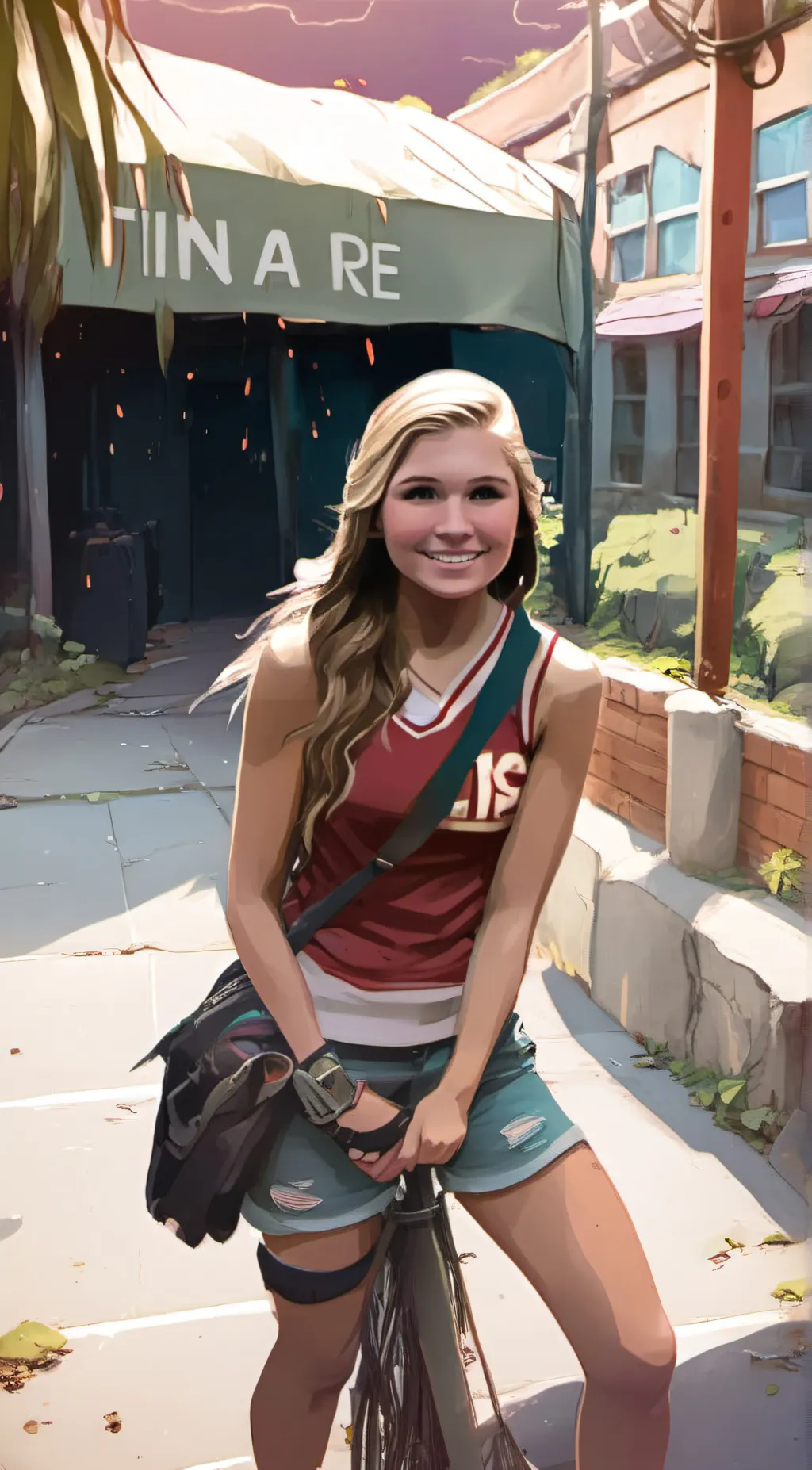 ai character: tina background