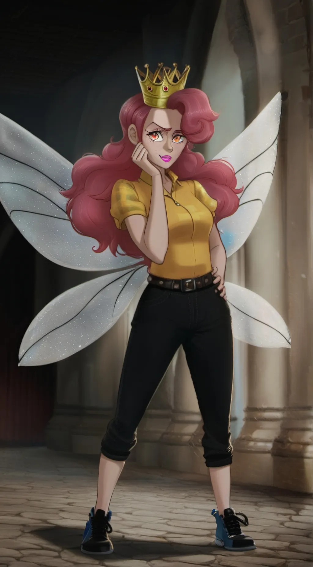 ai character: Wanda Fairywinkle  background