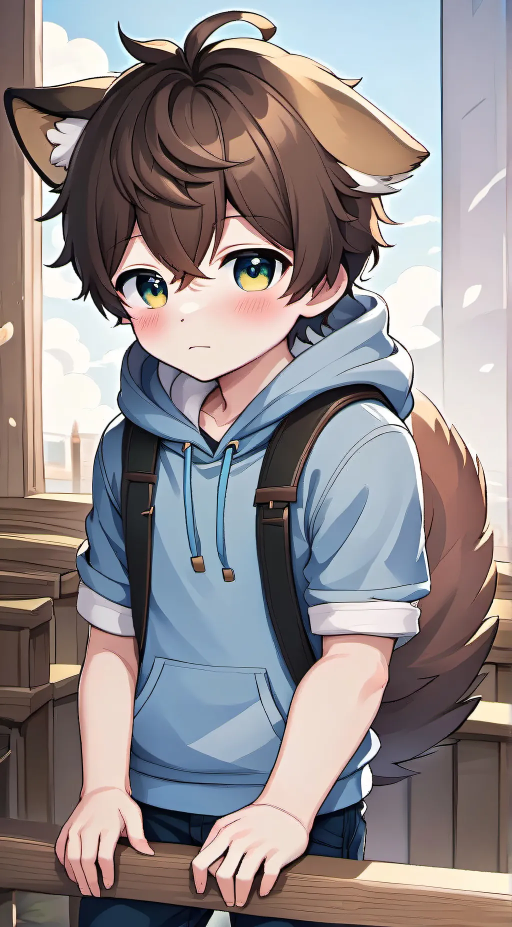 ai character: Max background