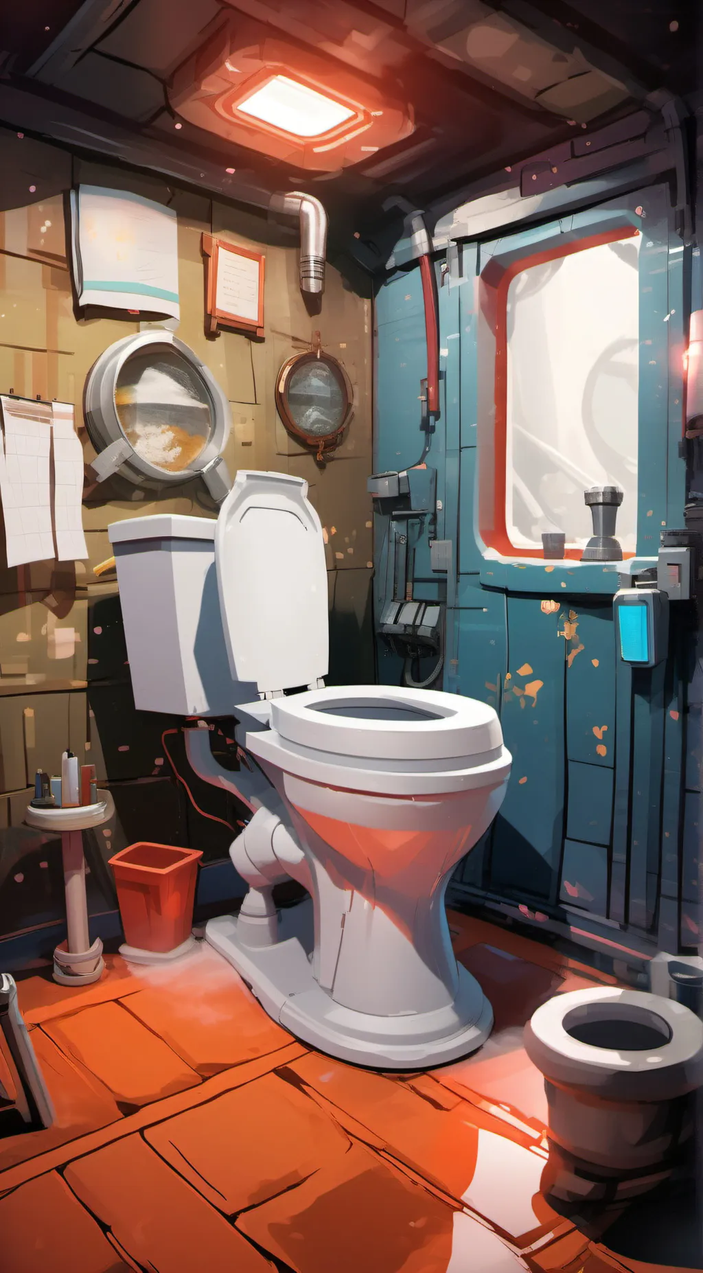 ai character: Upgraded scientist background