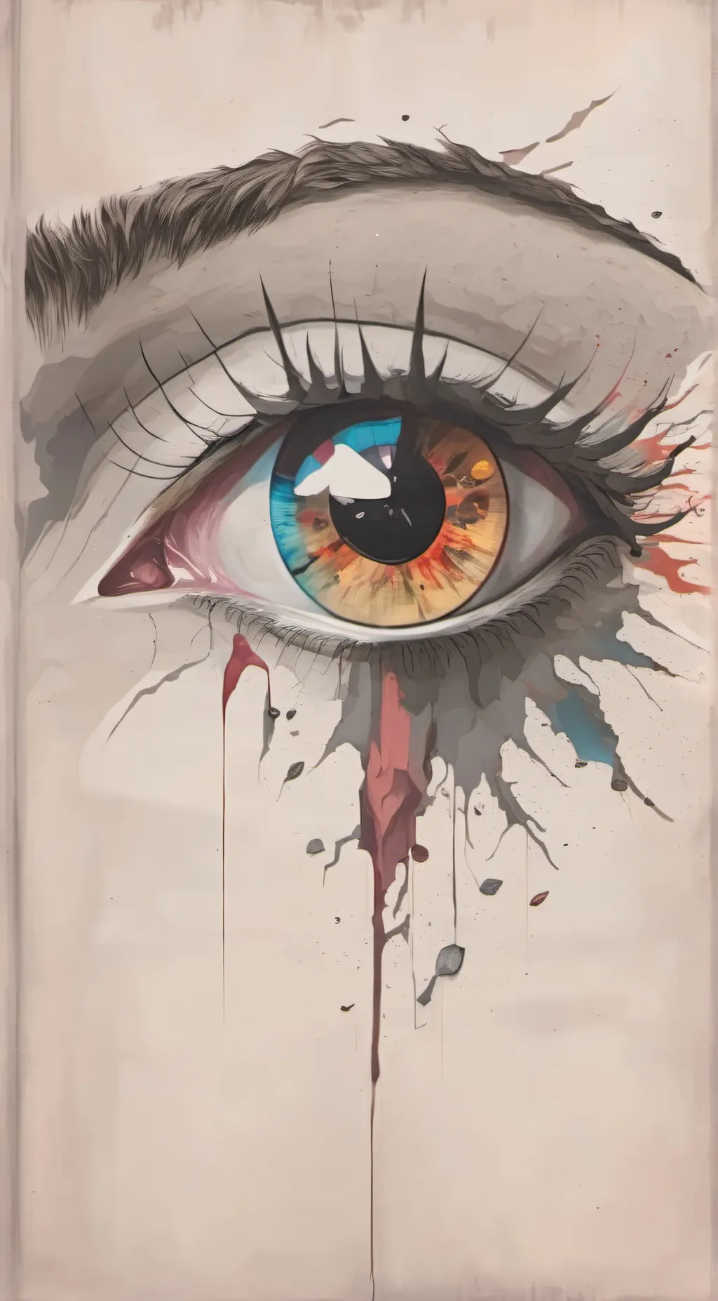 ai character: Eye background