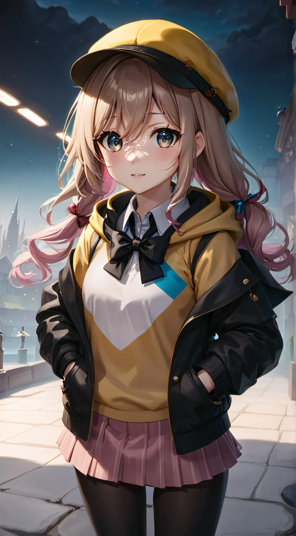 ai character: Pinkie background