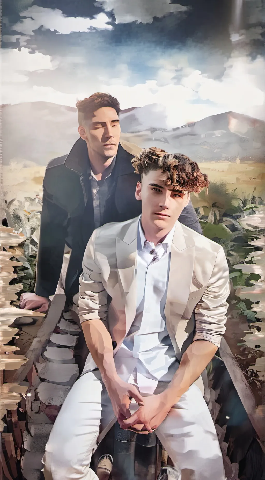 ai character: Grace Tichbon  background