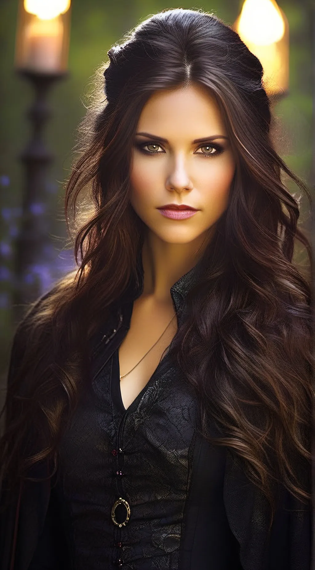 ai character: Elena Gilbert  background