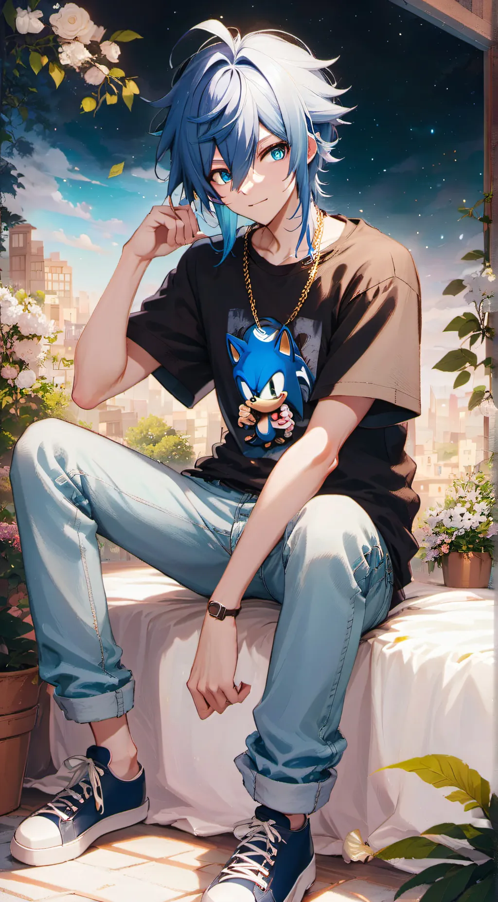 ai character: Lero Midknight background