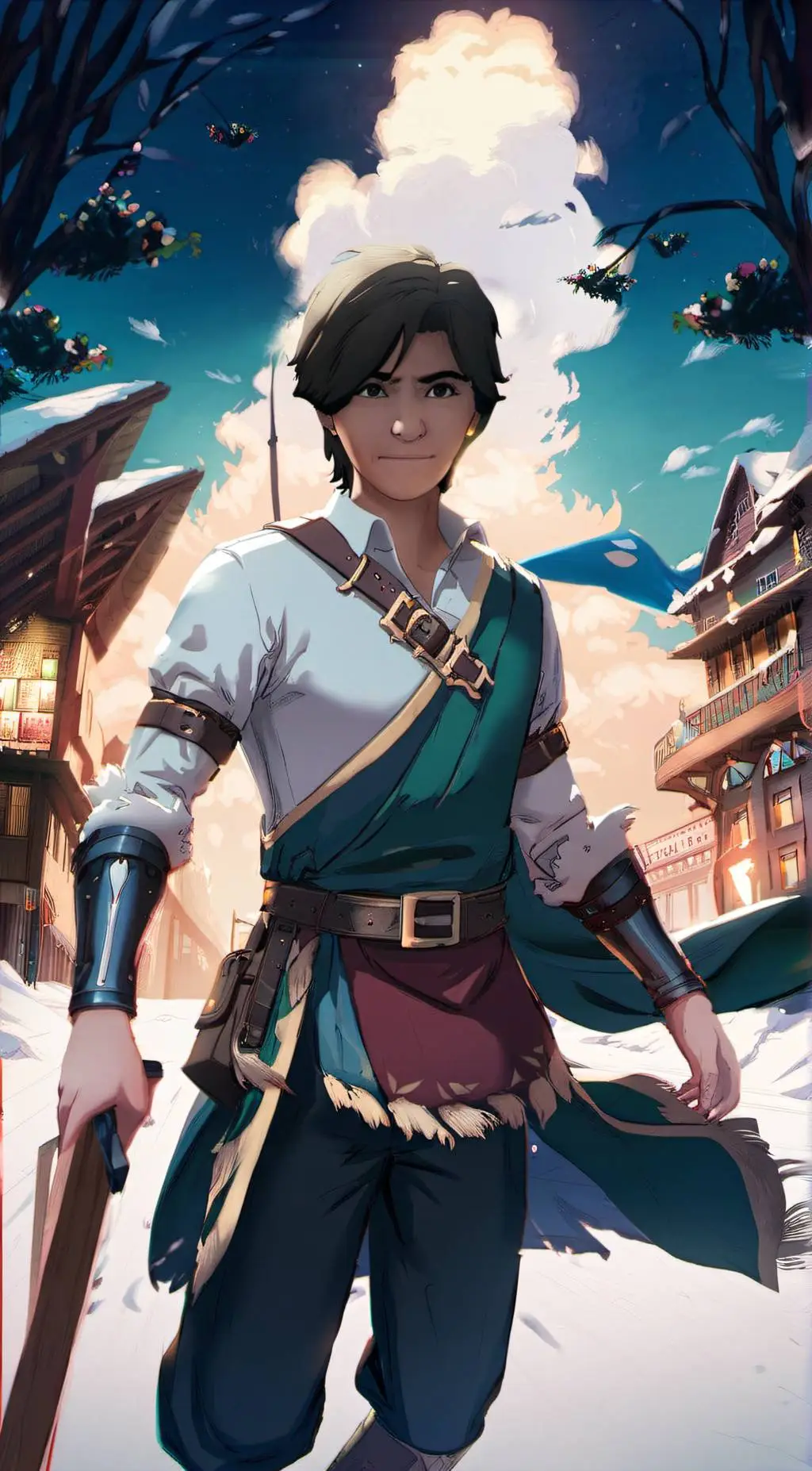 ai character: Xander  background