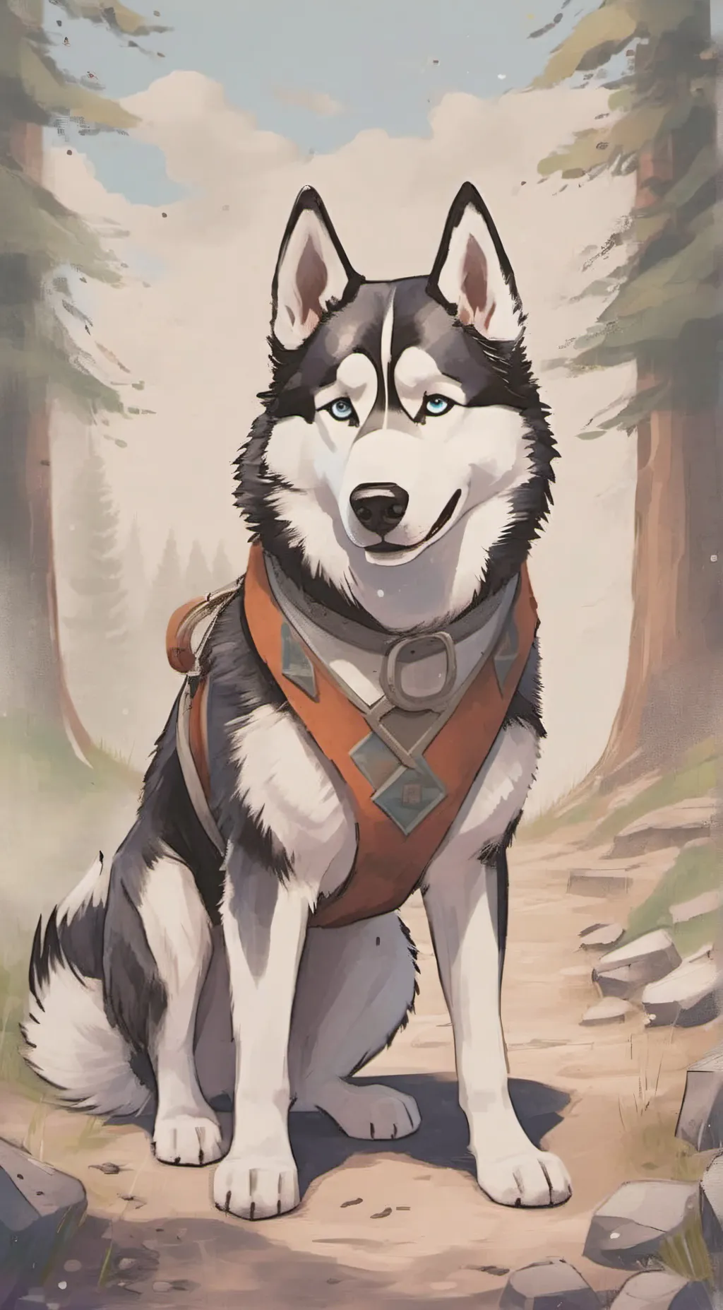 ai character: Max background