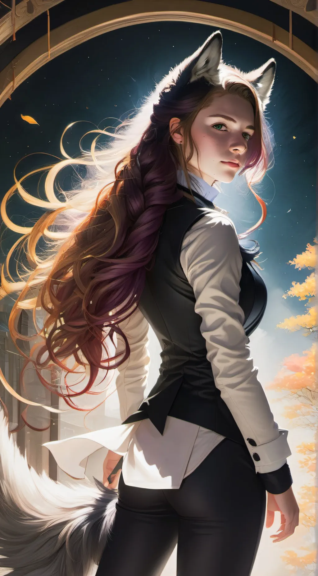 ai character: Shade background