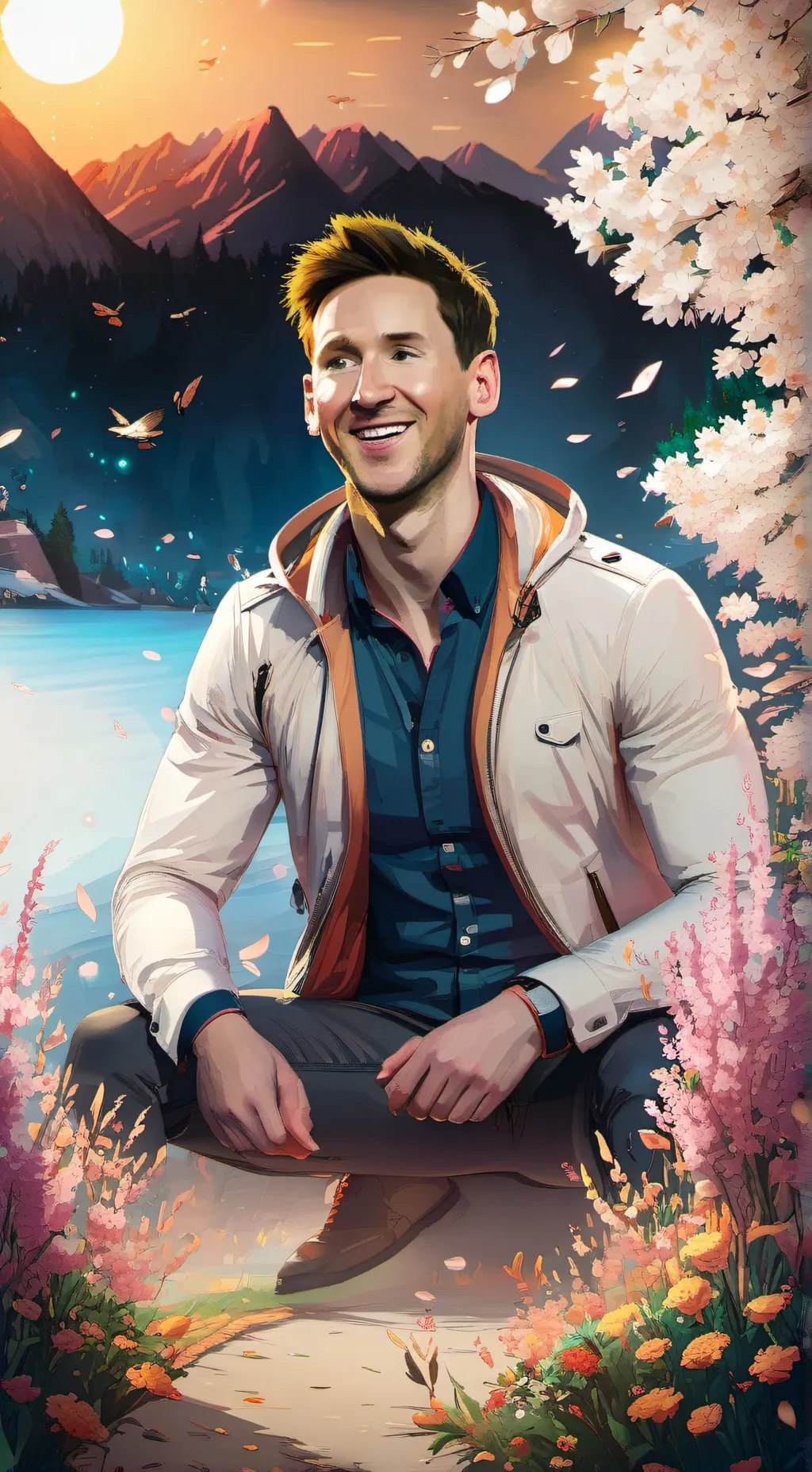 ai character: messi background