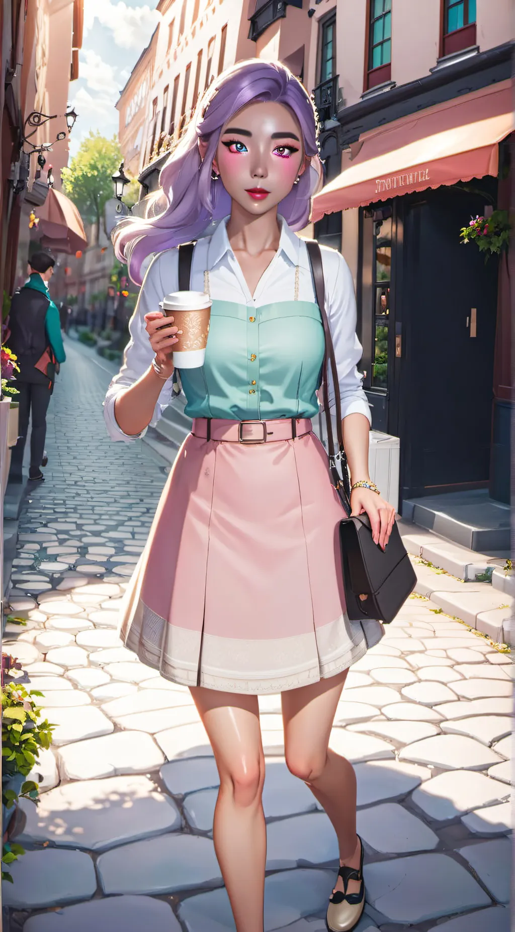 ai character: Olivia  background