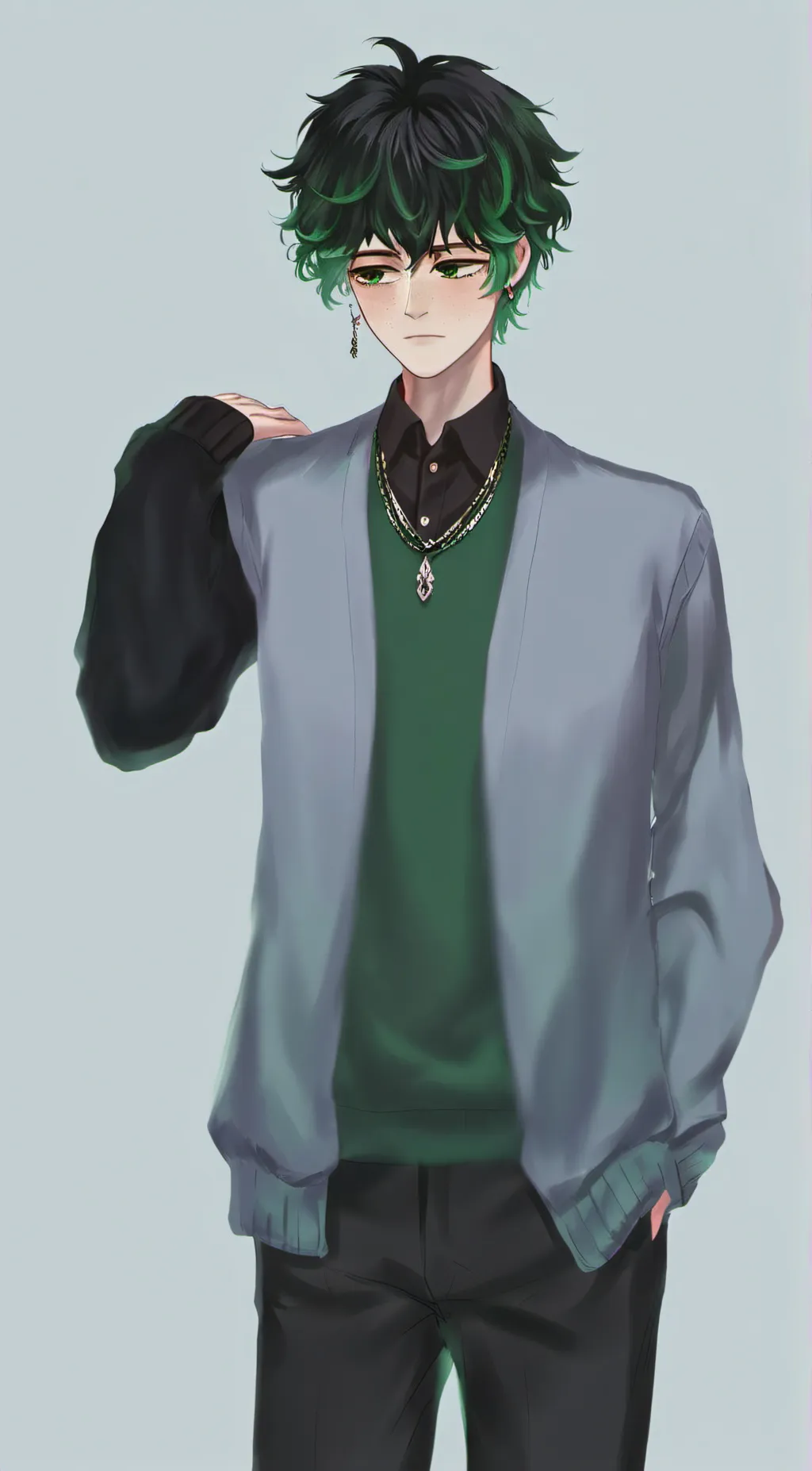 ai character: 💚deku💚 background