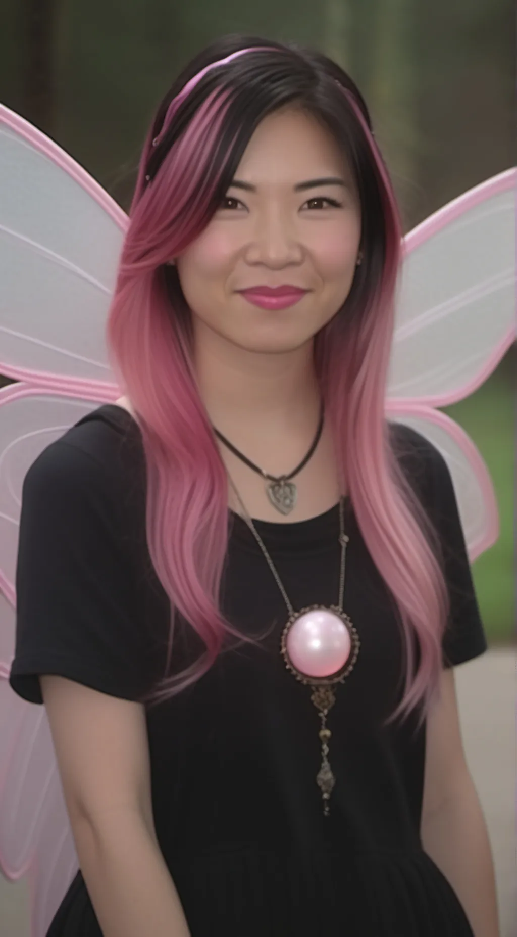 ai character: Rainbow  background