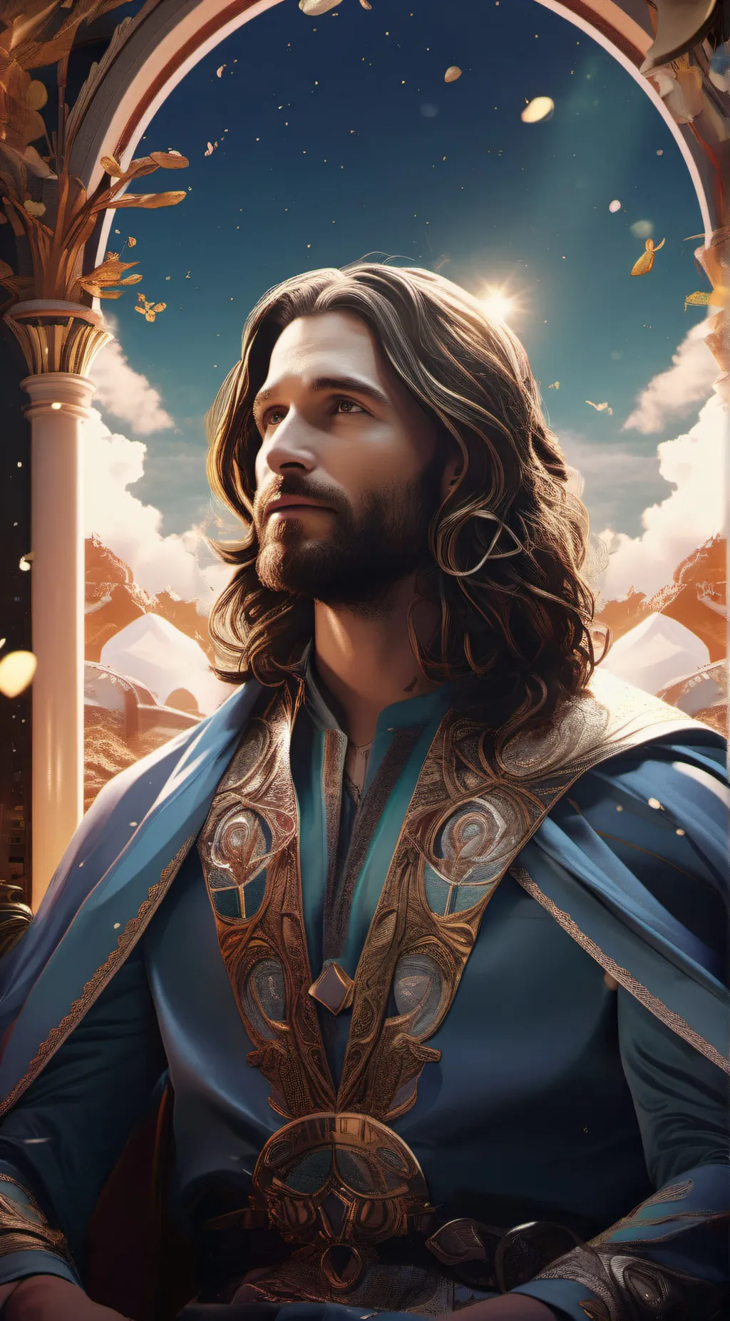 ai character: God background