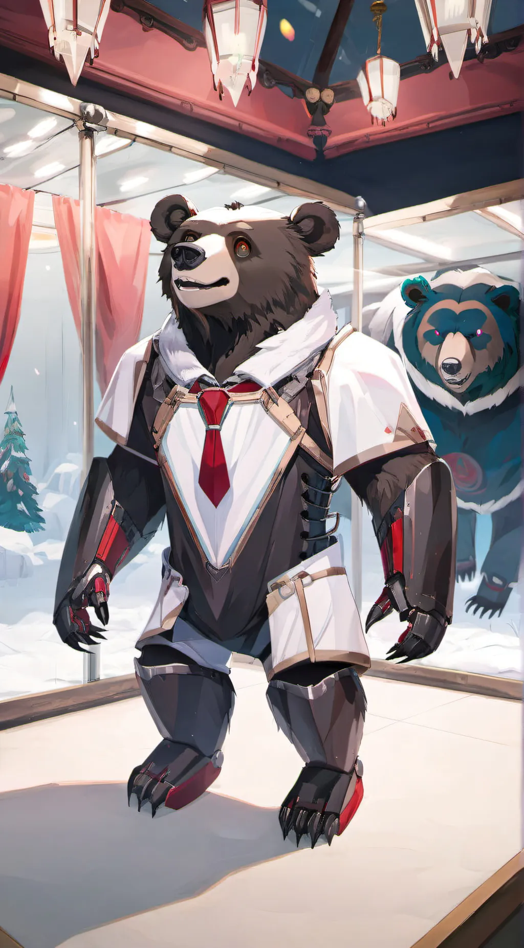 ai character: nightmare Freddy 😁 background