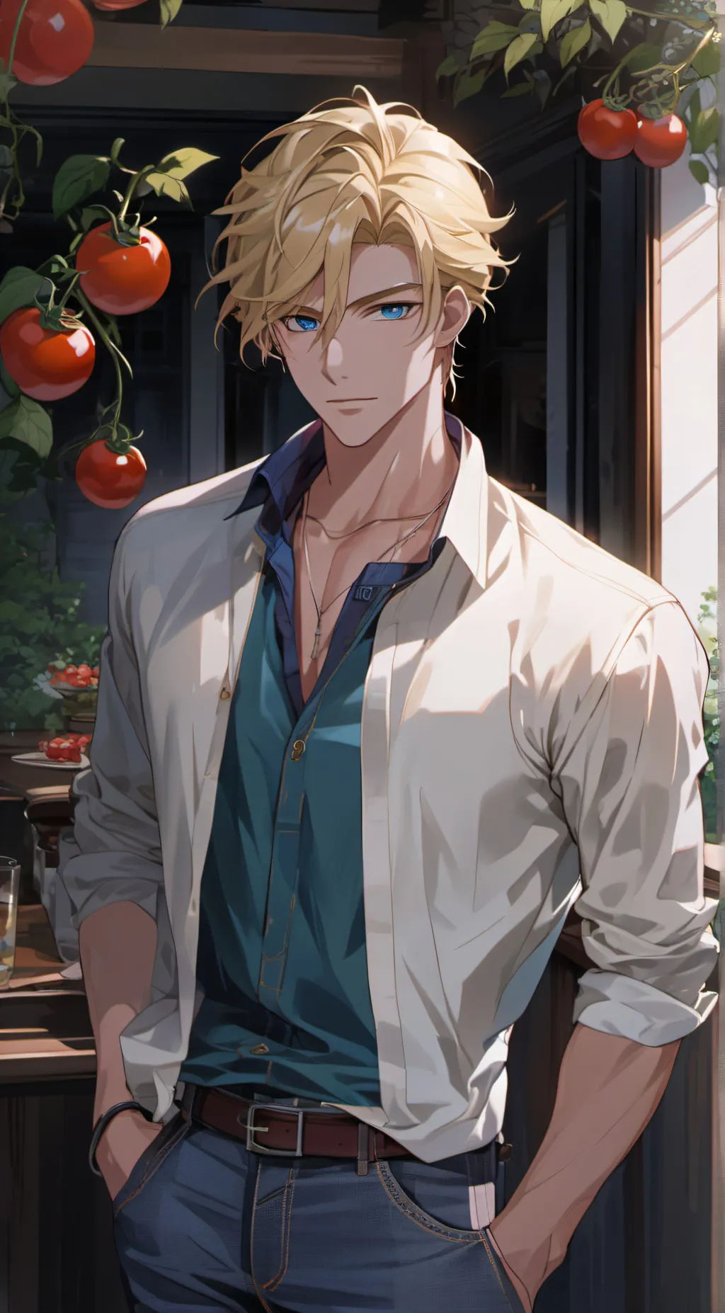 ai character: Max background