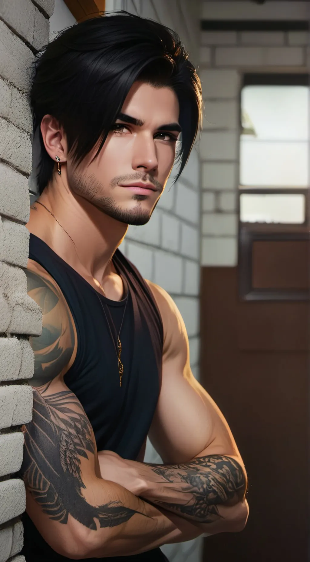 ai character: Tyler Crane background