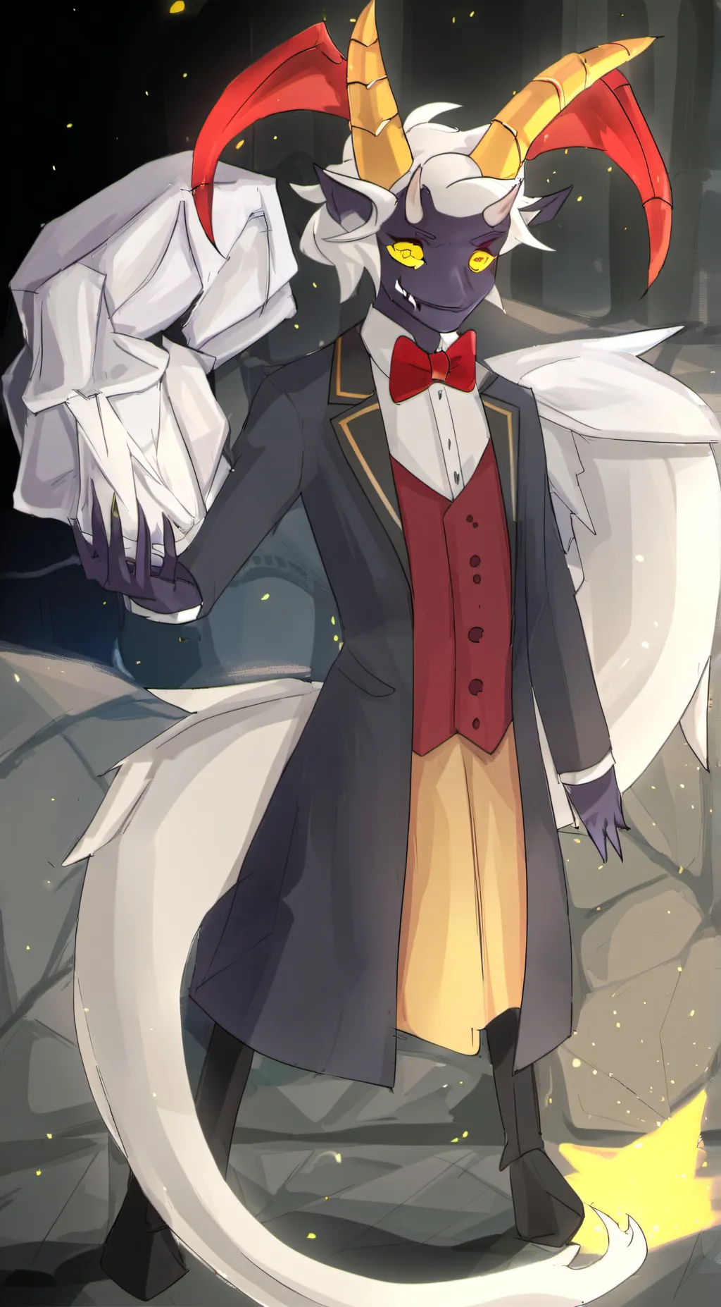 ai character: Moxxie  background