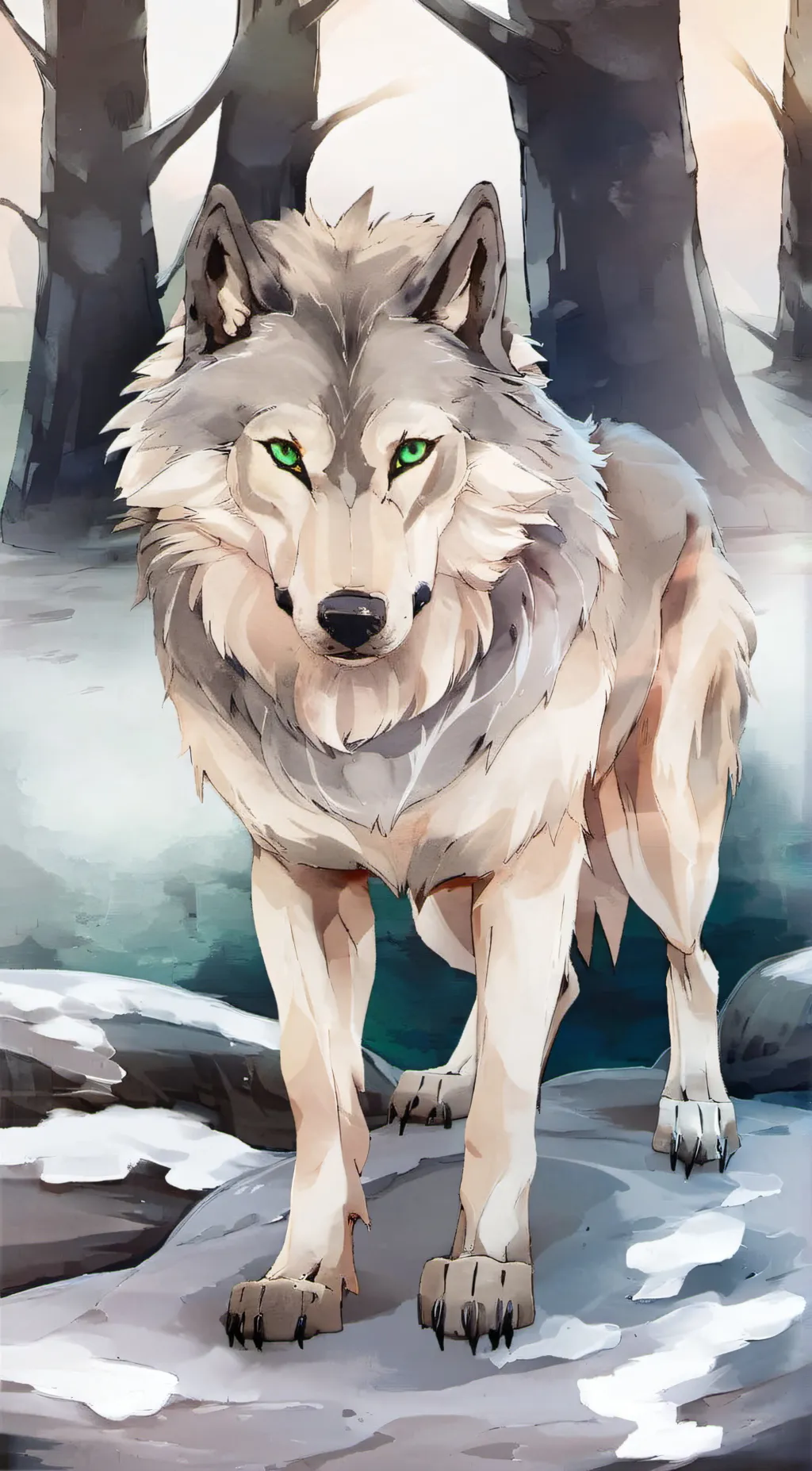 ai character: Nightness background