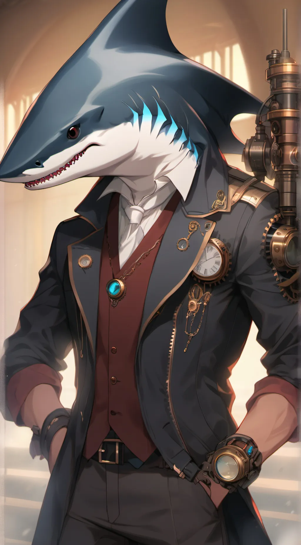 ai character:  Marlin. background