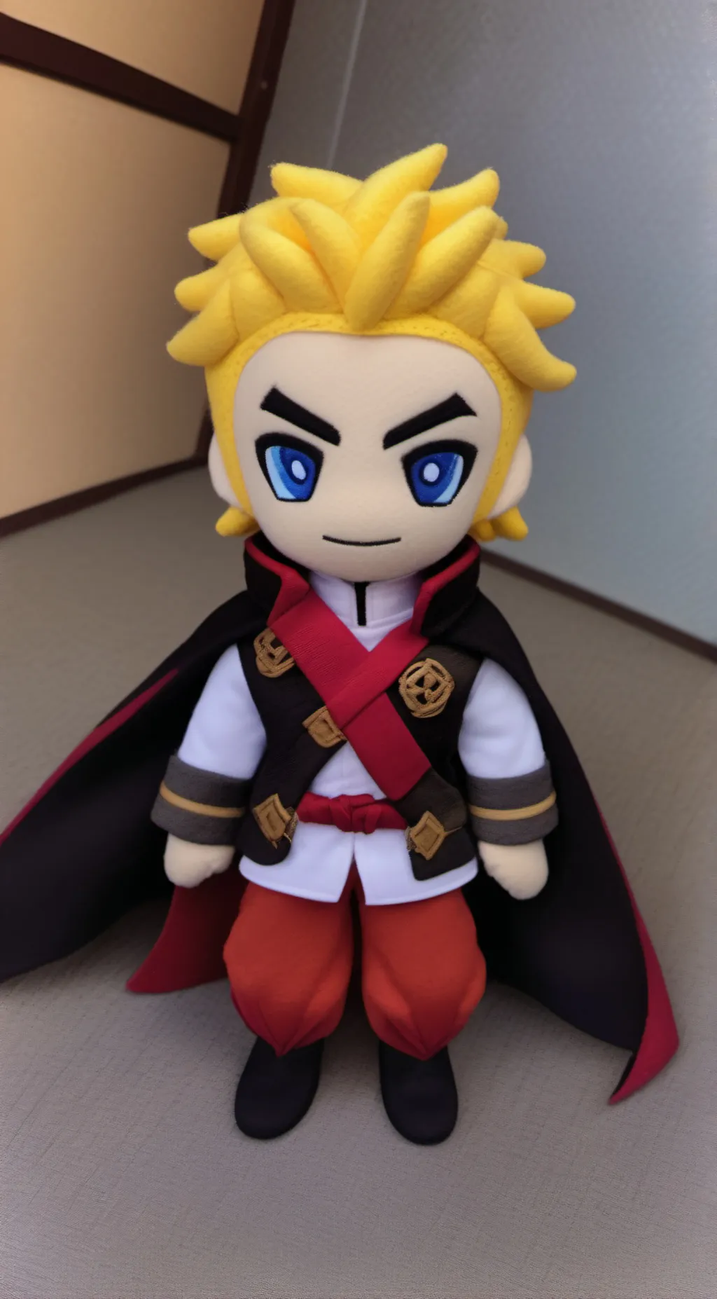ai character: rengoku plush background