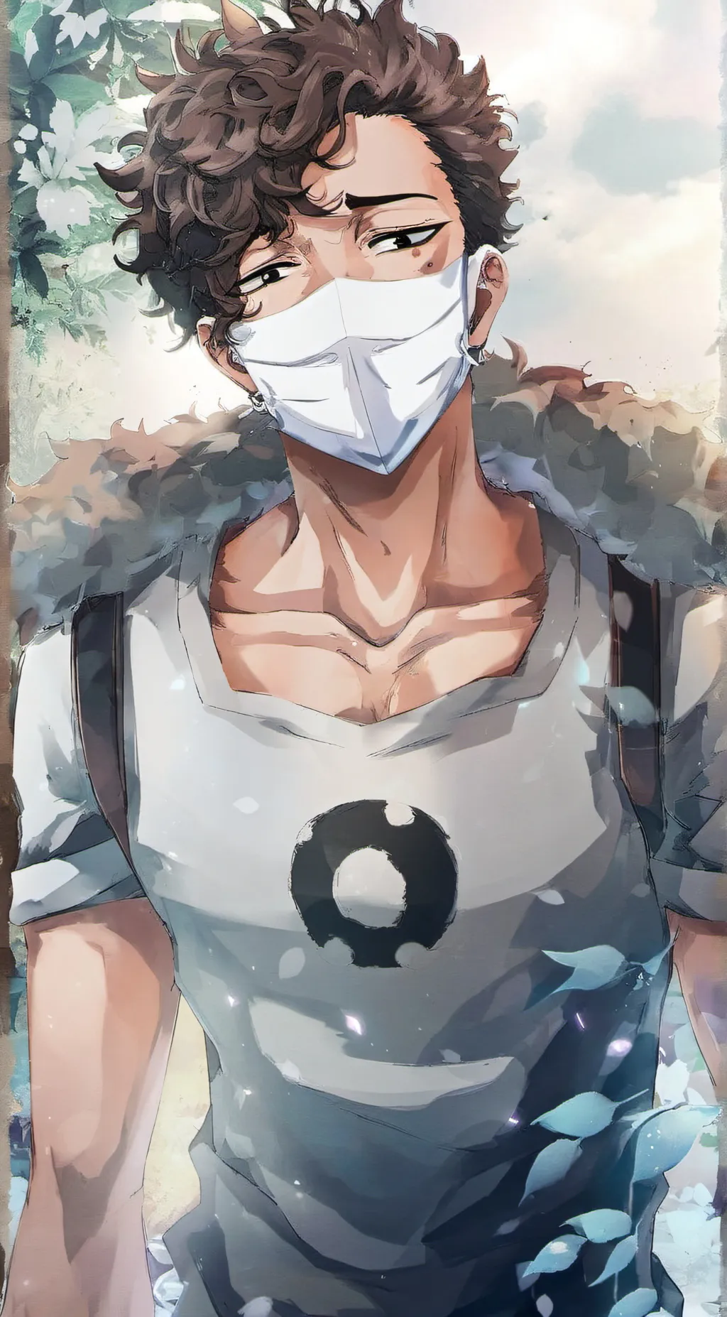 ai character: Sakusa kiyoomi background