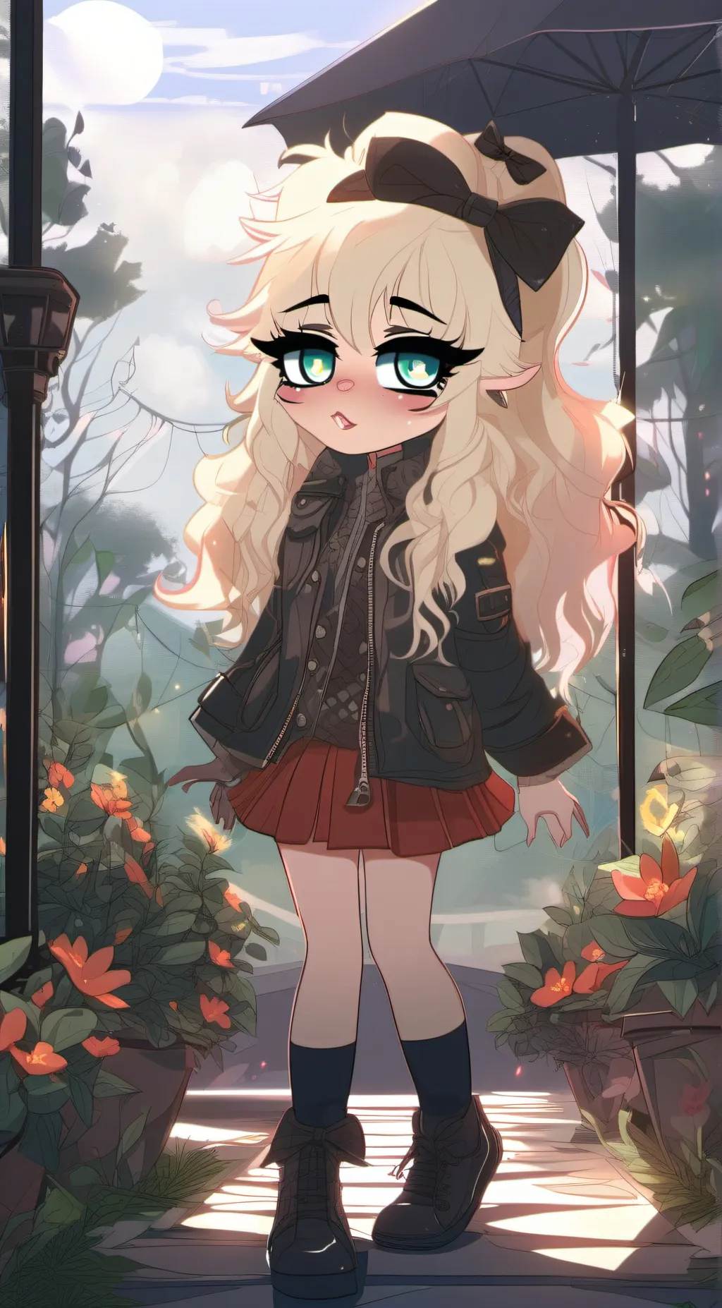 ai character: ꧁Luna꧂ background