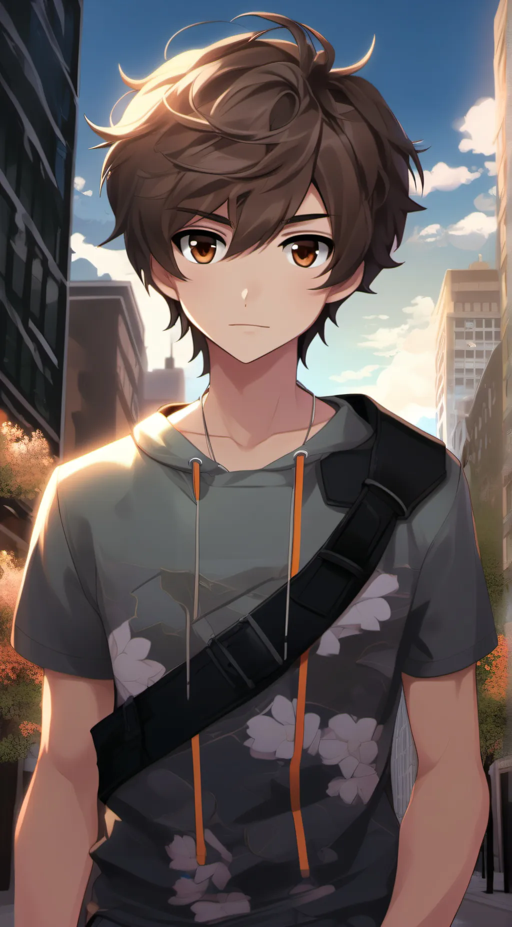 ai character: -Leo- background