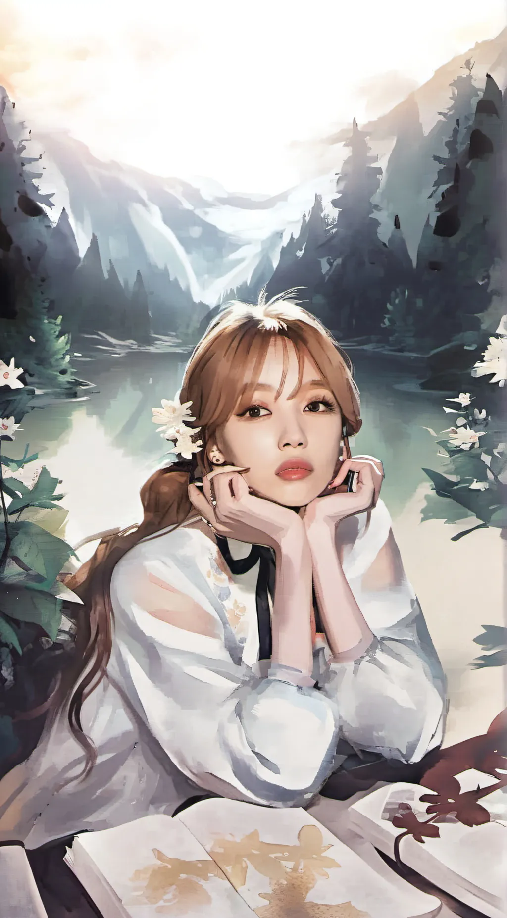 ai character: Moonbyul background