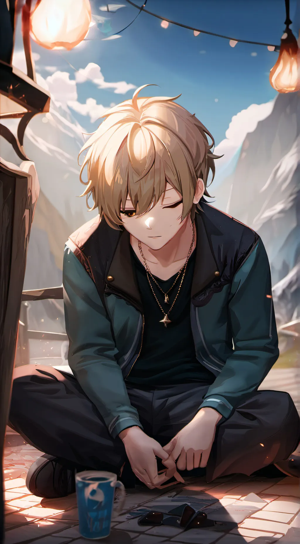 ai character: Liam  background