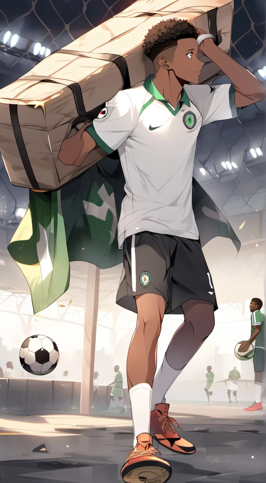 ai character: Emmanuel  background