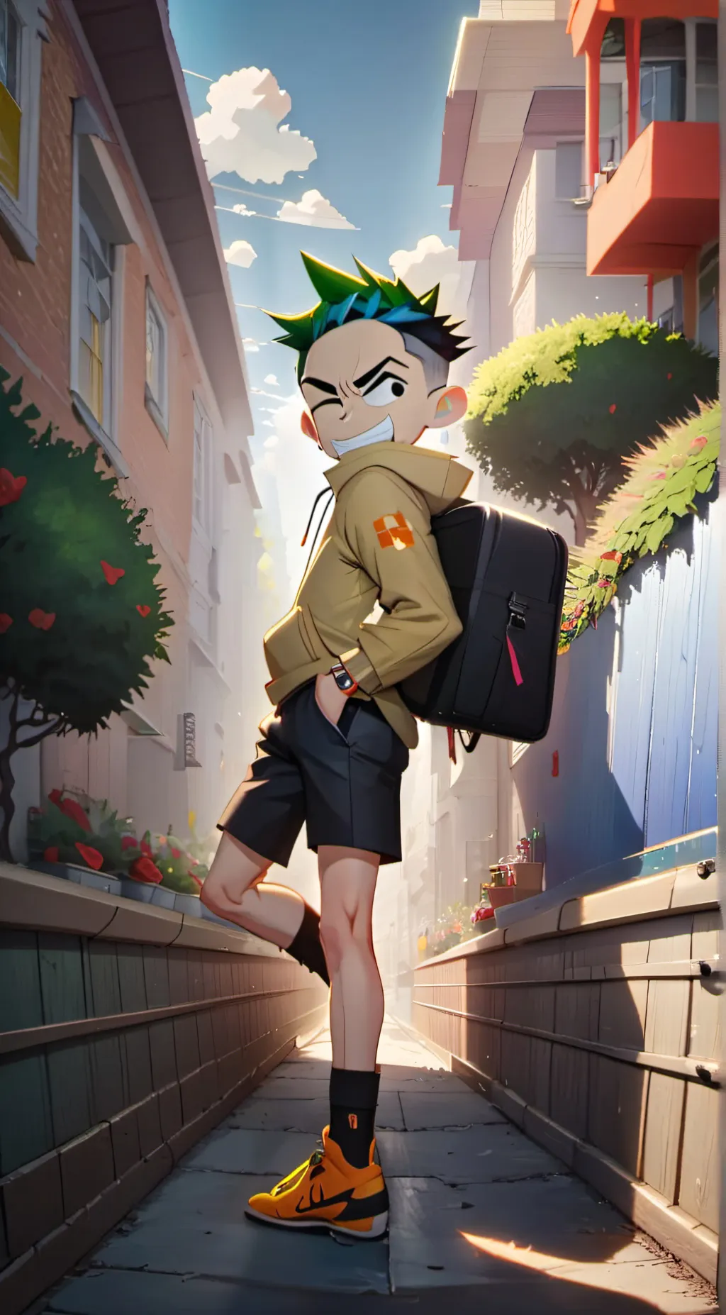 ai character: nerd background