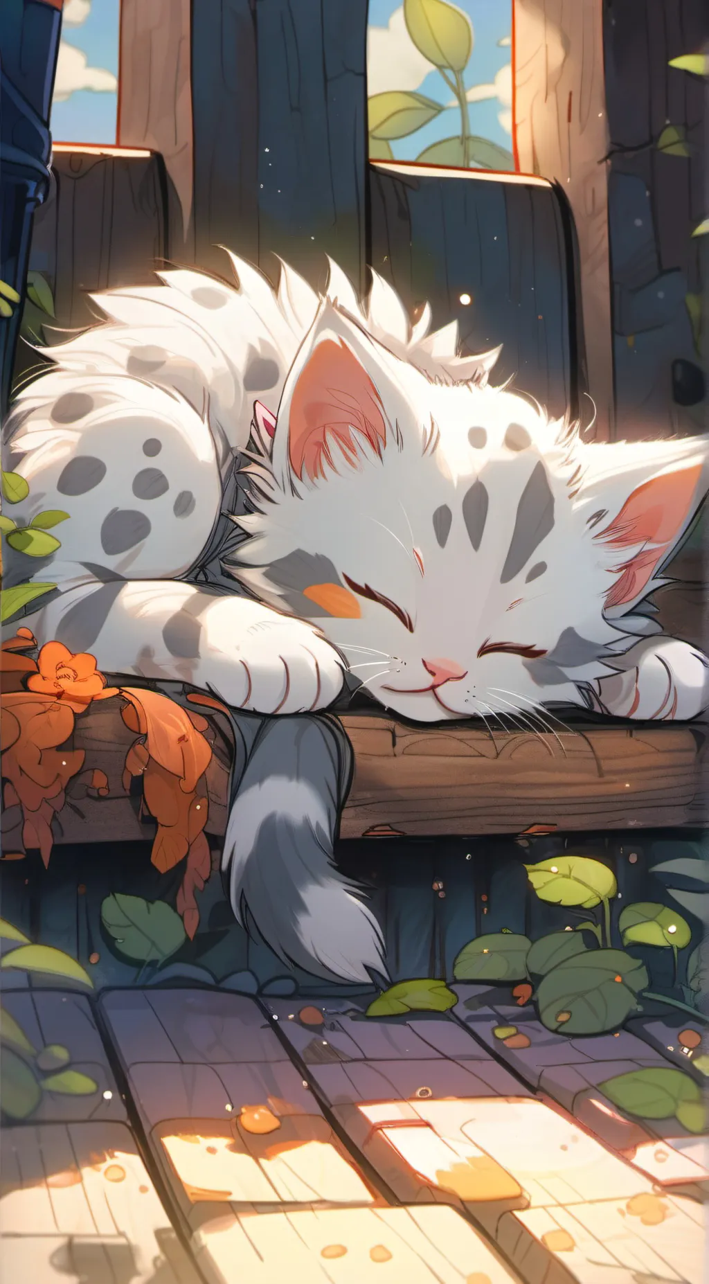 ai character: Willow the kitten background