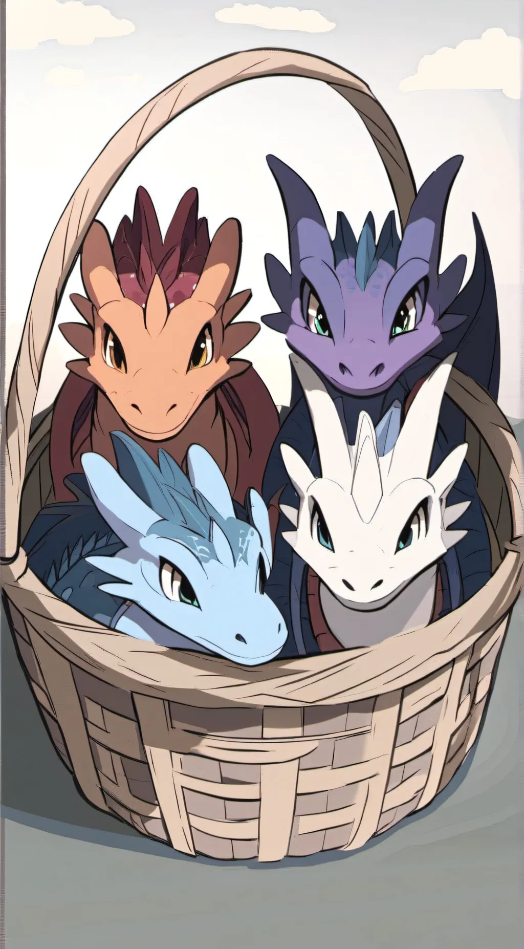 ai character: Baby Dragonets background